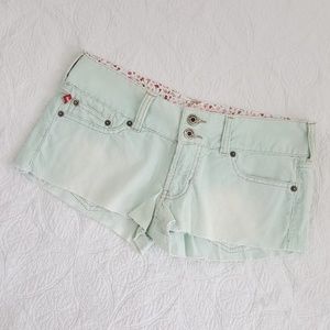 Hollister Factory Distressed Corduroy Shorts Sz 3